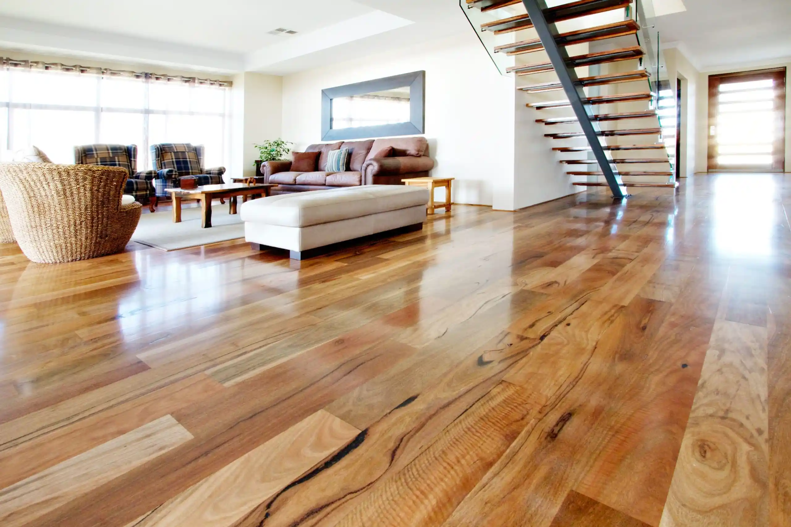 Professional wood floor cleaning and care service
